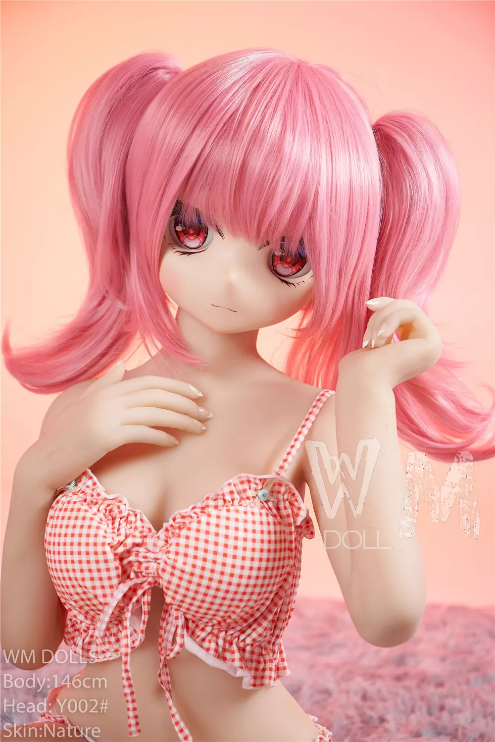 WM S-TPE 146cm Anime TPE Sex Doll with PVC Head #Y003